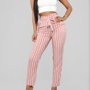 Fashion Nova Striped Pants